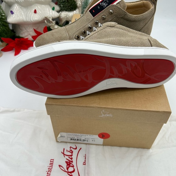 Christian Louboutin Mens FAV vontade sneakers size 41 made in Italy - Picture 6 of 11